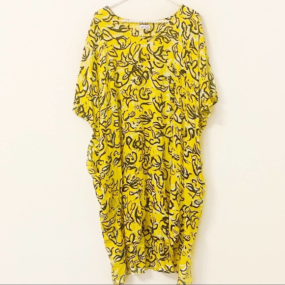 NWT Diane Von Furstenberg X Onia Hanna Cover Up Kaftan - Picture 2 of 5